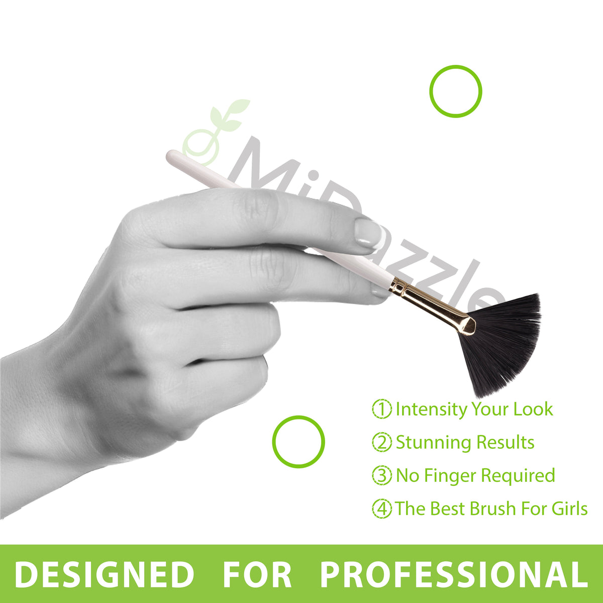 MiDazzle Fan Brush MIMB1307 | Grocsy
