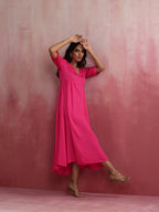 trueBrowns Modal Pink Dress | Grocsy
