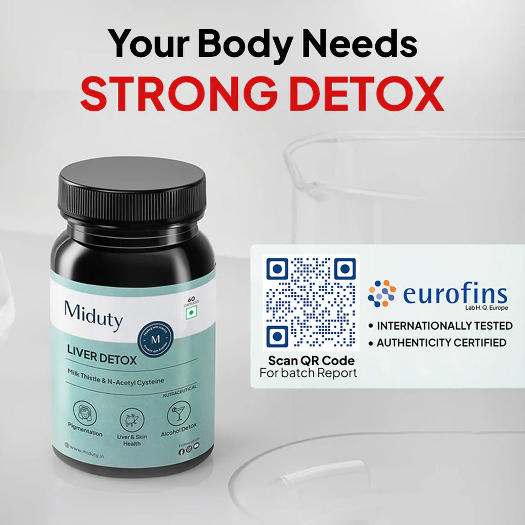 Miduty by Palak Notes Liver Detox Capsules
