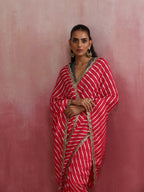 trueBrowns Pink Muslin Silk Saree | Grocsy