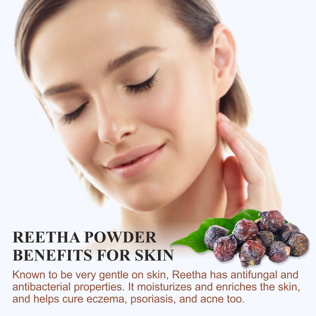 Nuerma Science Reetha powder For Skin & Hair | Grocsy