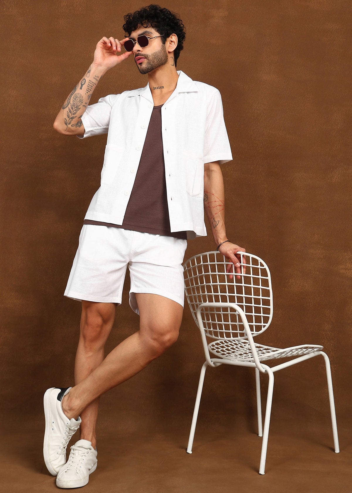 Fabmade Ivory Utility Co-Ord Set | Grocsy