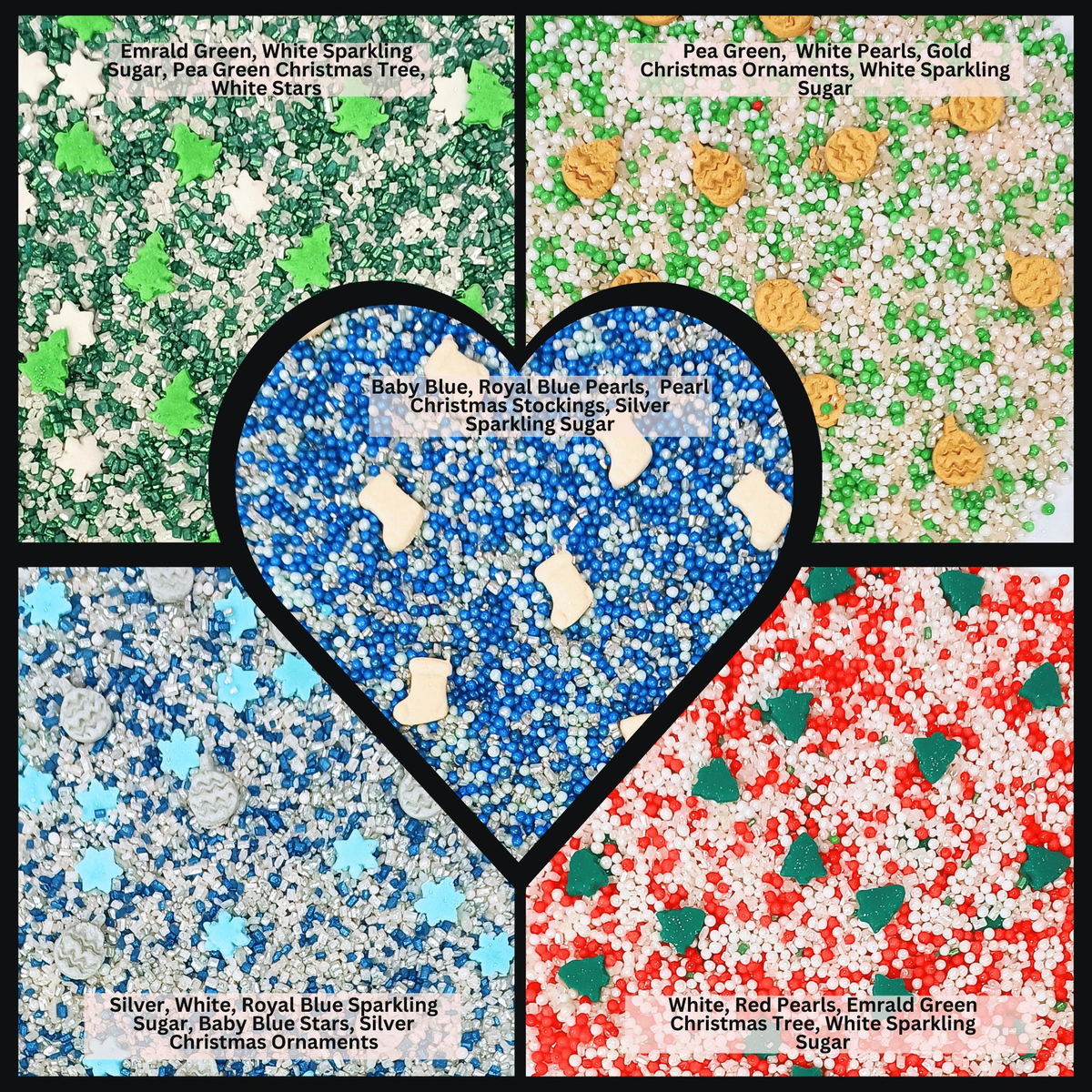 Confect Christmas Sprinkles CH Multipack 27 | Grocsy