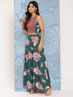 Ahalyaa Printed Sequinned Ready to Wear Lehenga & Blouse With Dupatta | Grocsy