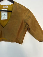 trueBrowns Gold Tissue Blouse | Grocsy