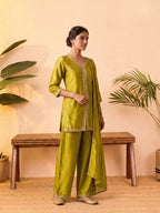 Anaita Yellow Stylish Readymade Co-Ords Set | Grocsy