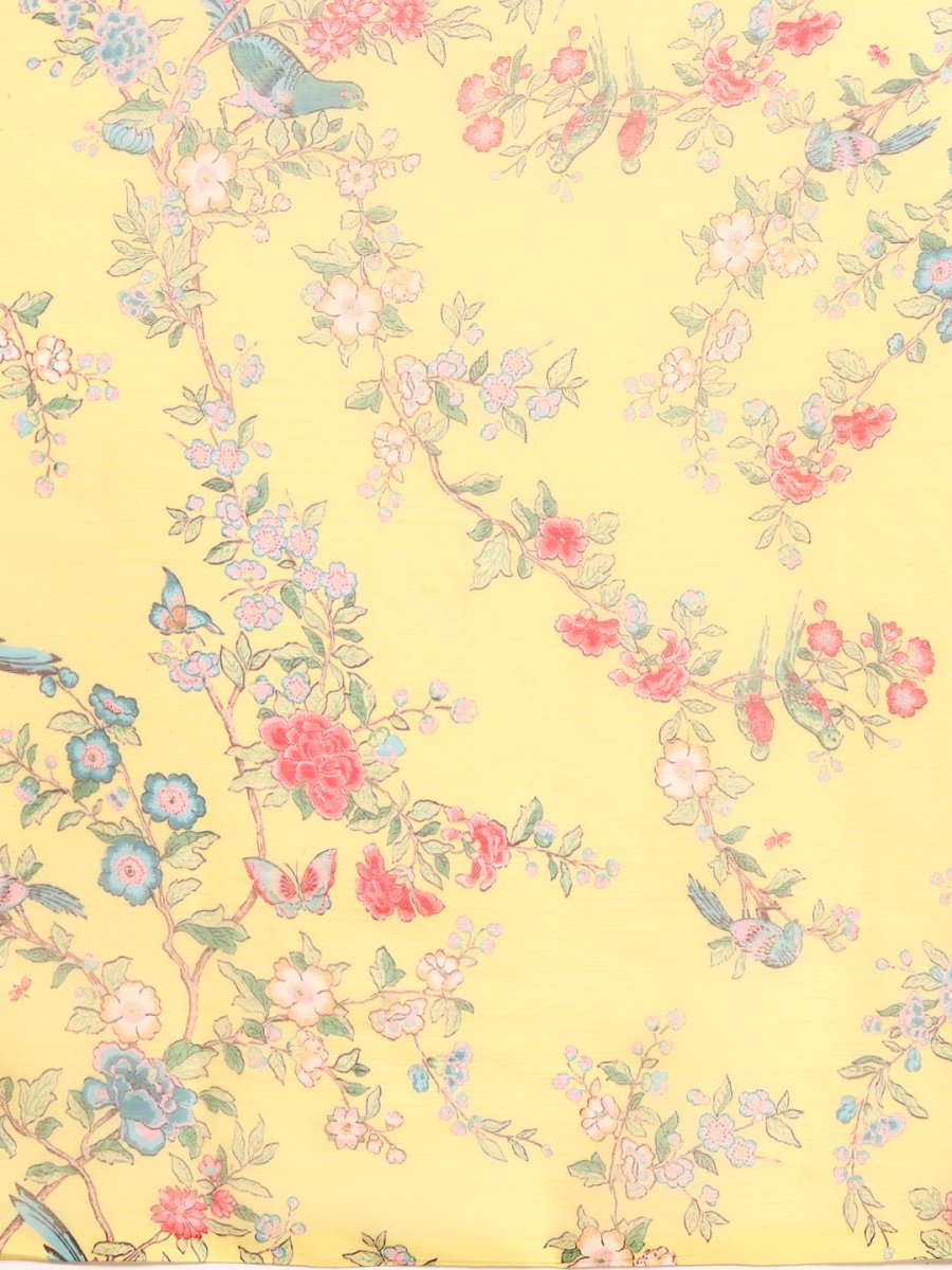 Ahalyaa Floral Poly Chiffon Saree | Grocsy