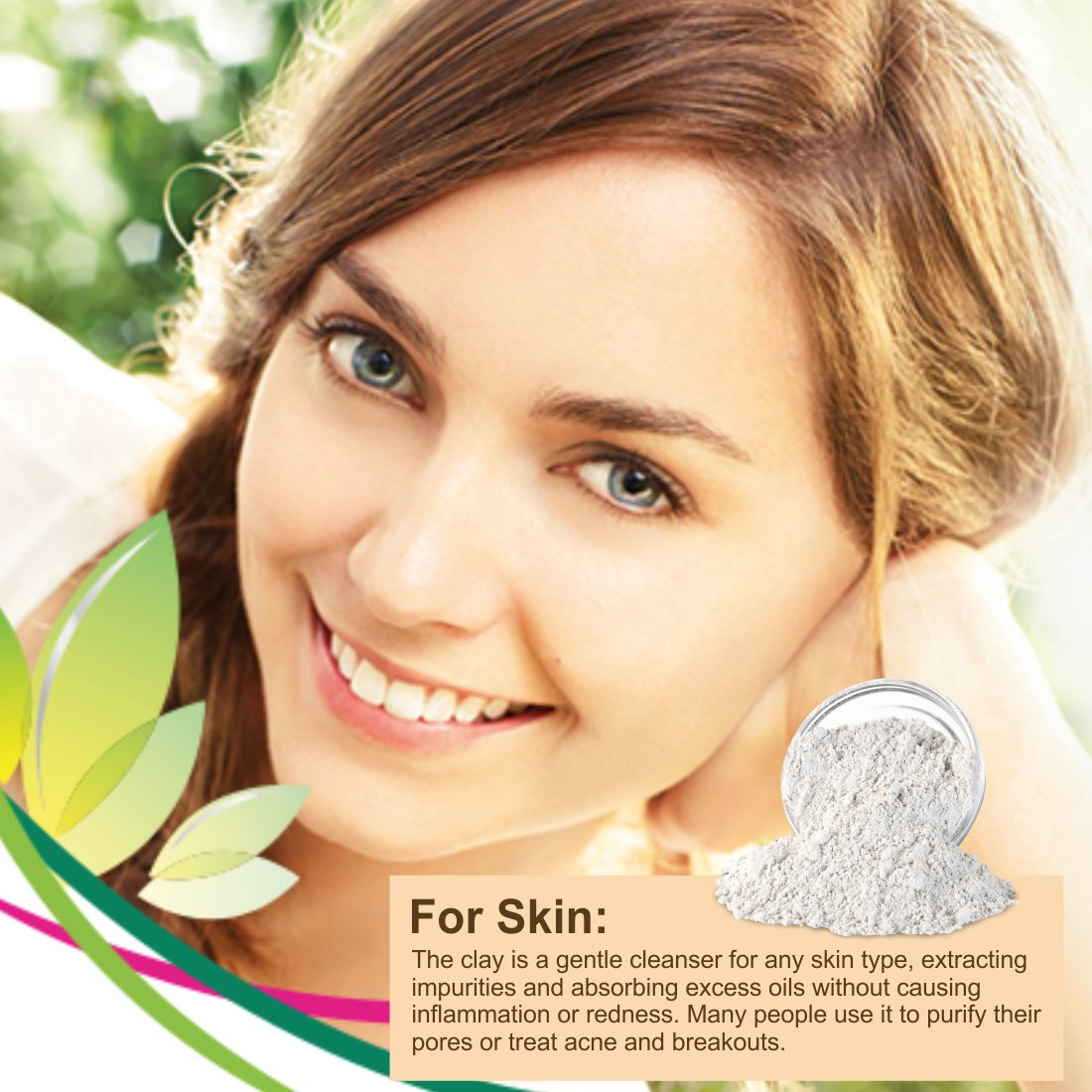 Nuerma Science Kaolin Clay Pure & Natural Powder For Face & Hair Care | Grocsy