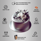 Confect Shimmering Silver | Edible Sugar Paste | Grocsy