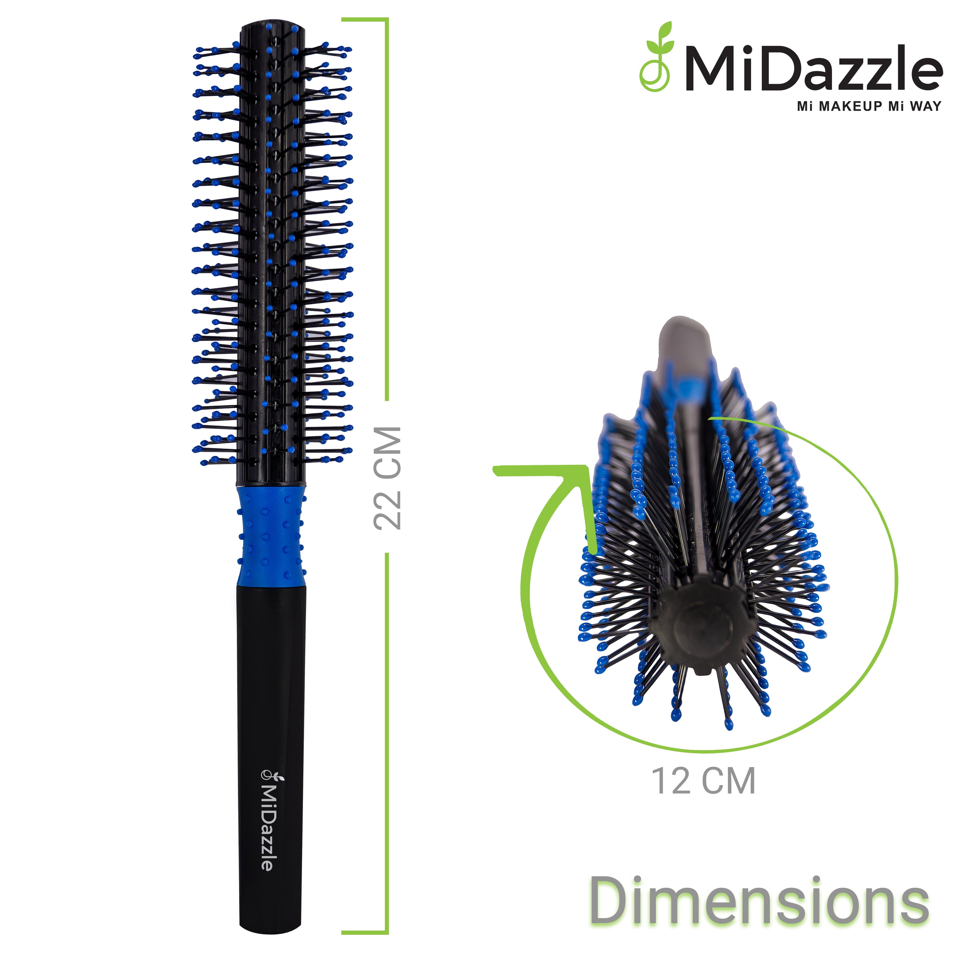 MiDazzle Hair Brush (Sleek) MIHB0035 | Grocsy