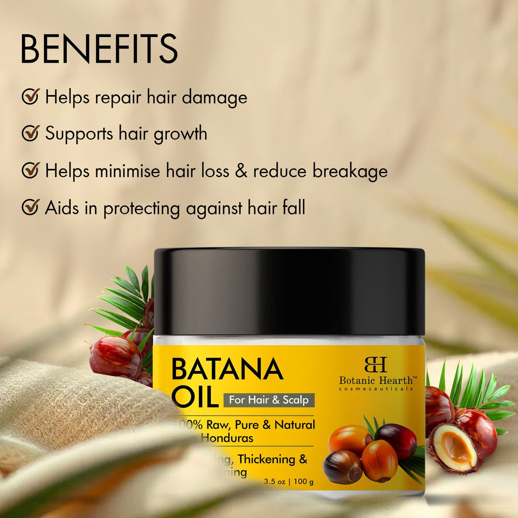 Botanic Hearth Batana Oil - Butter for Hair & Skin nourishment | Grocsy