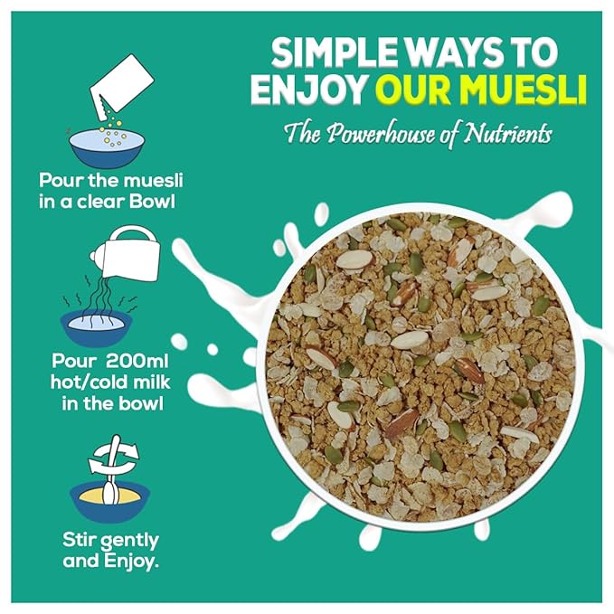 Yum Yum Zero Added Sugar Muesli Jar | Grocsy