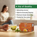 jivraj9 Tea Turmeric And Ginger  Green Tea | Grocsy