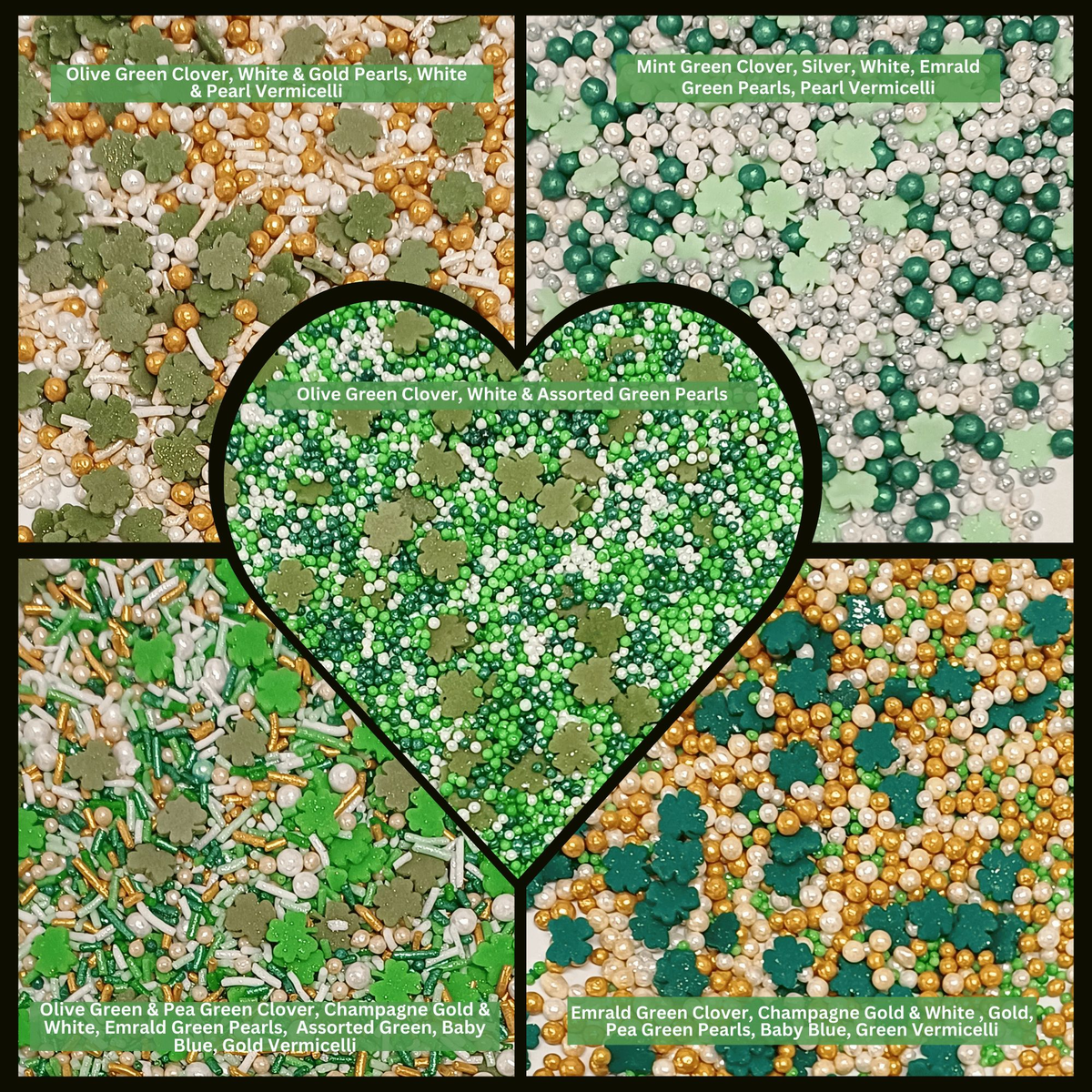 Confect St. Patrick's Sprinkles Multipack 3 | Grocsy