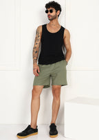 Fabmade Grove Ease Linen Shorts | Grocsy