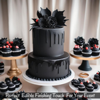 Confect Black Fondant | Edible Sugarpaste | Grocsy