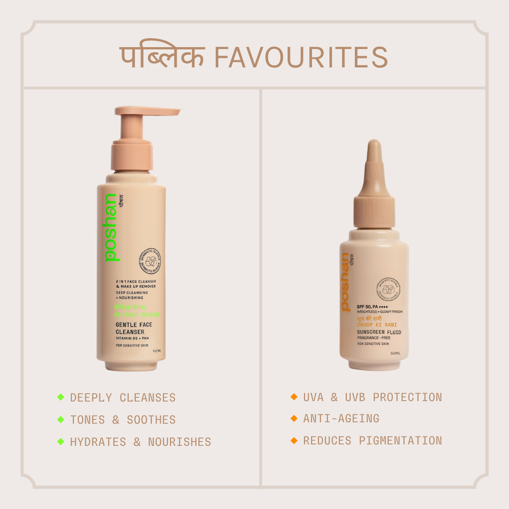 Poshan Skincare Dhoop Si Roshni Routine | Grocsy