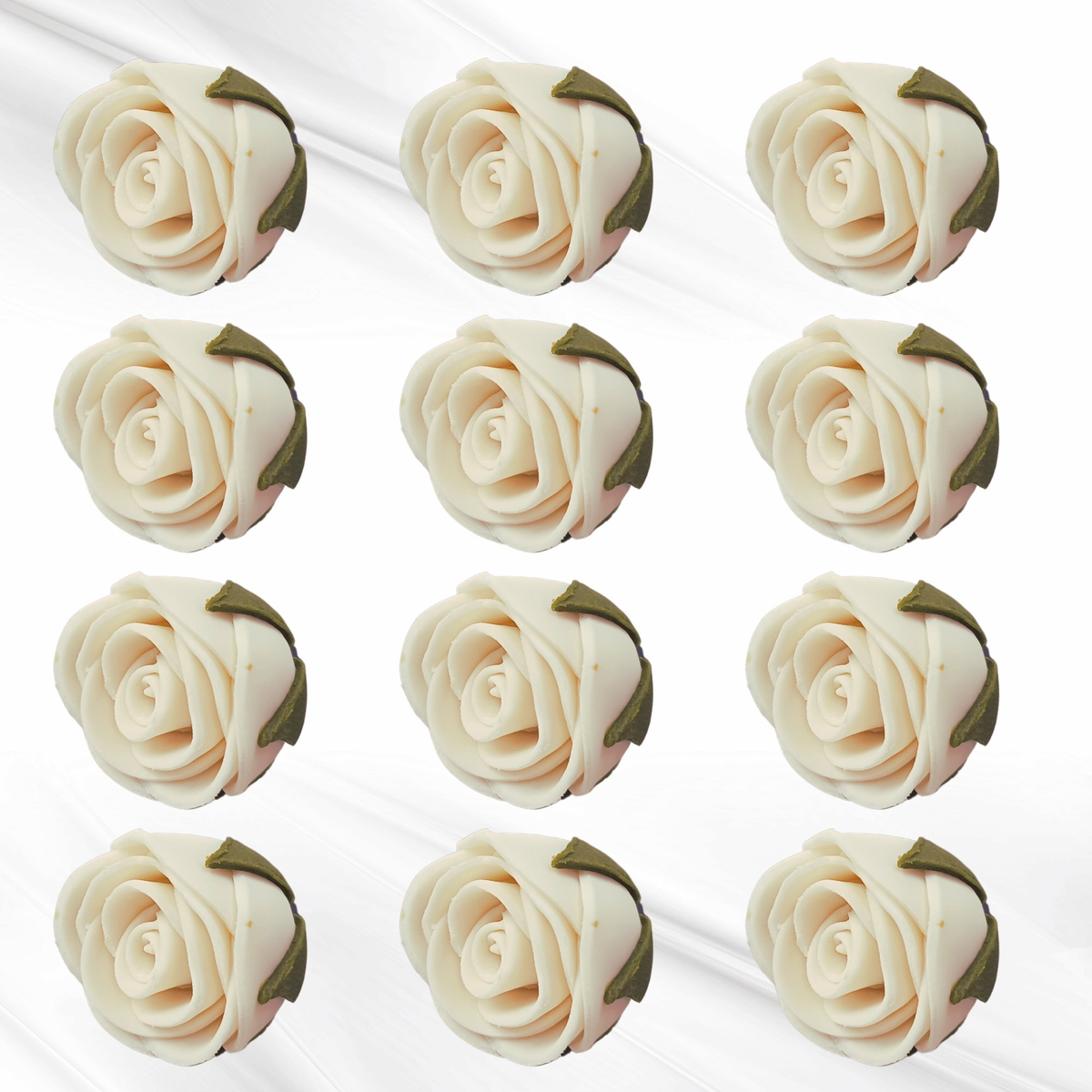 Confect White | Edible Sugar Flowers | Grocsy