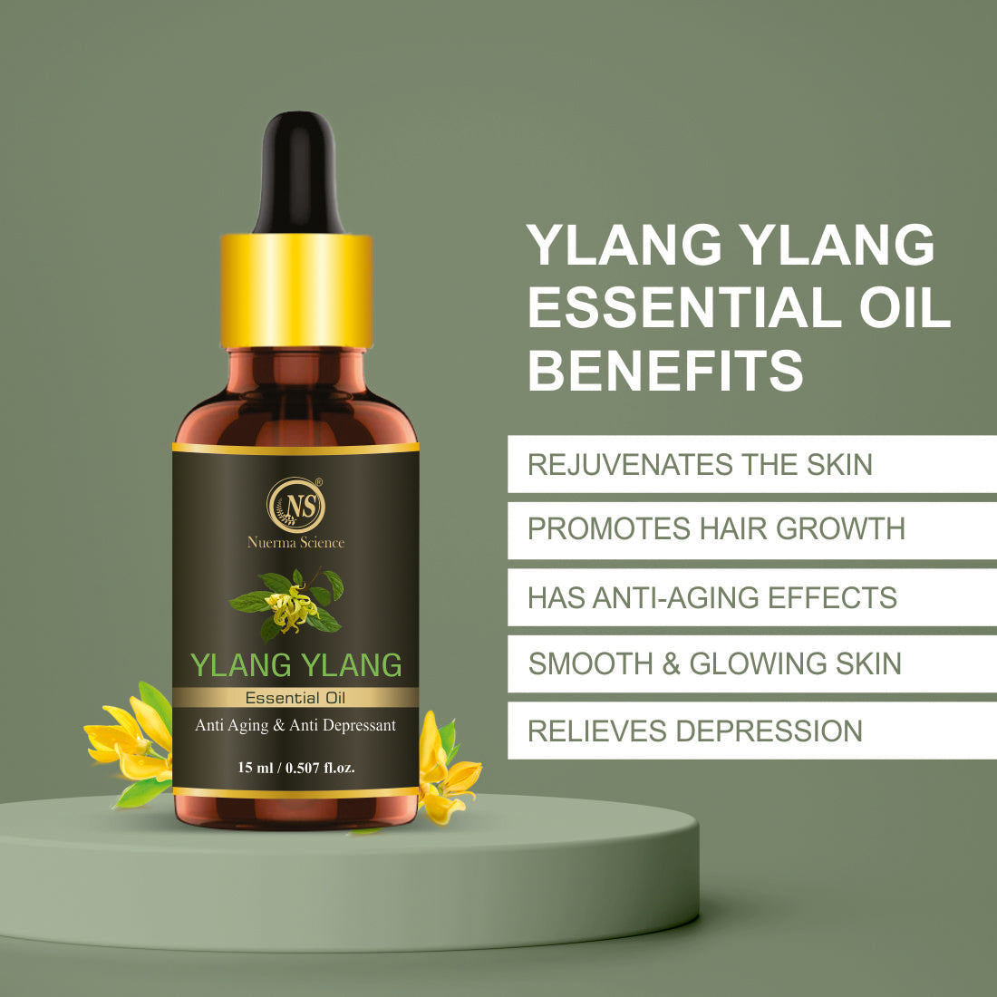 Nuerma Science Ylang Ylang Essential Oil | Grocsy