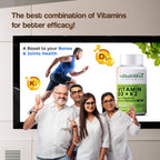 Health Veda Organics Vitamin D3 + K2 Healthy Bones Tablets