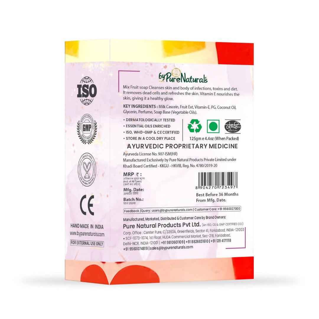 byPureNaturals Mix Fruit Soap | Grocsy