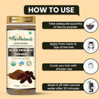 byPureNaturals Organic Black Shikakai Powder | Grocsy