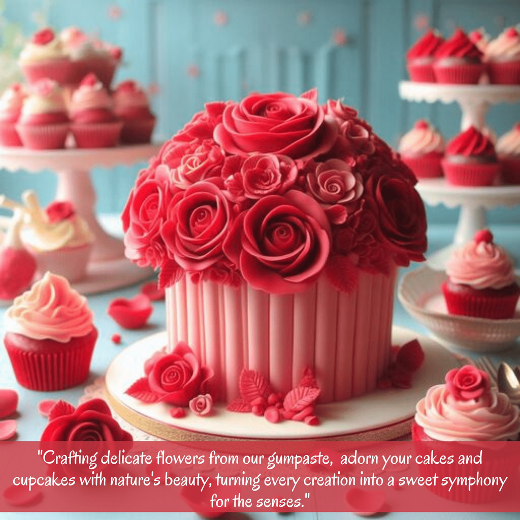 Confect Red | Edible Gum paste | Grocsy