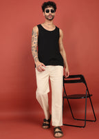 Fabmade Ivory Comfort Linen Pyjama | Grocsy