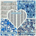 Confect Boys Baby Shower Sprinkles | Gender Reveal Sprinkles | Baby Blue Sprinkles | Grocsy