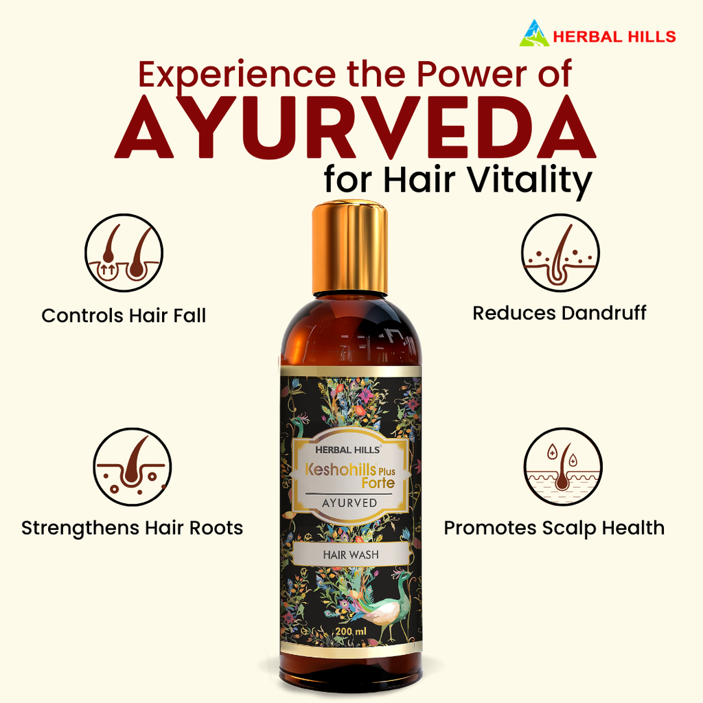Herbal Hills Keshohills Plus Forte Hair Wash | Grocsy