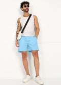 Fabmade Skyflow Linen Shorts | Grocsy