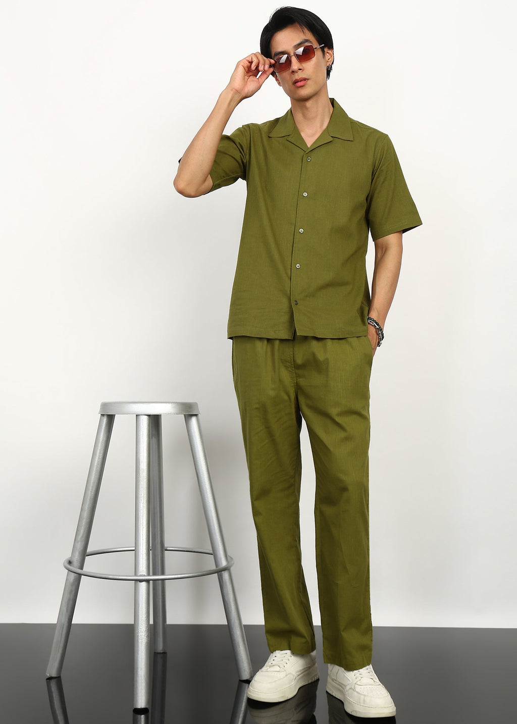 Fabmade Olive Still Co-Ord Set | Grocsy