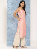 Ahalyaa Polka Dot Printed Organza Kurta | Grocsy