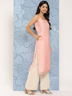 Ahalyaa Polka Dot Printed Organza Kurta | Grocsy