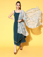 Ahalyaa Women Gotta Patti Kurta with Palazzos & With Dupatta | Grocsy