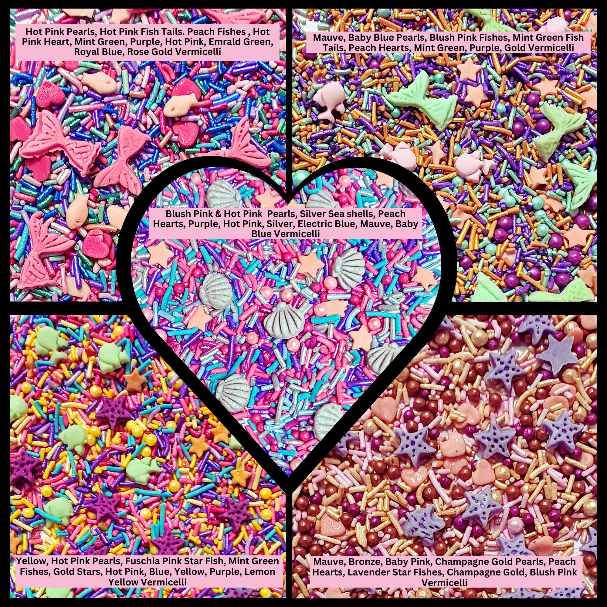 Confect Under the Sea Sprinkles for Decorations 02 | Grocsy