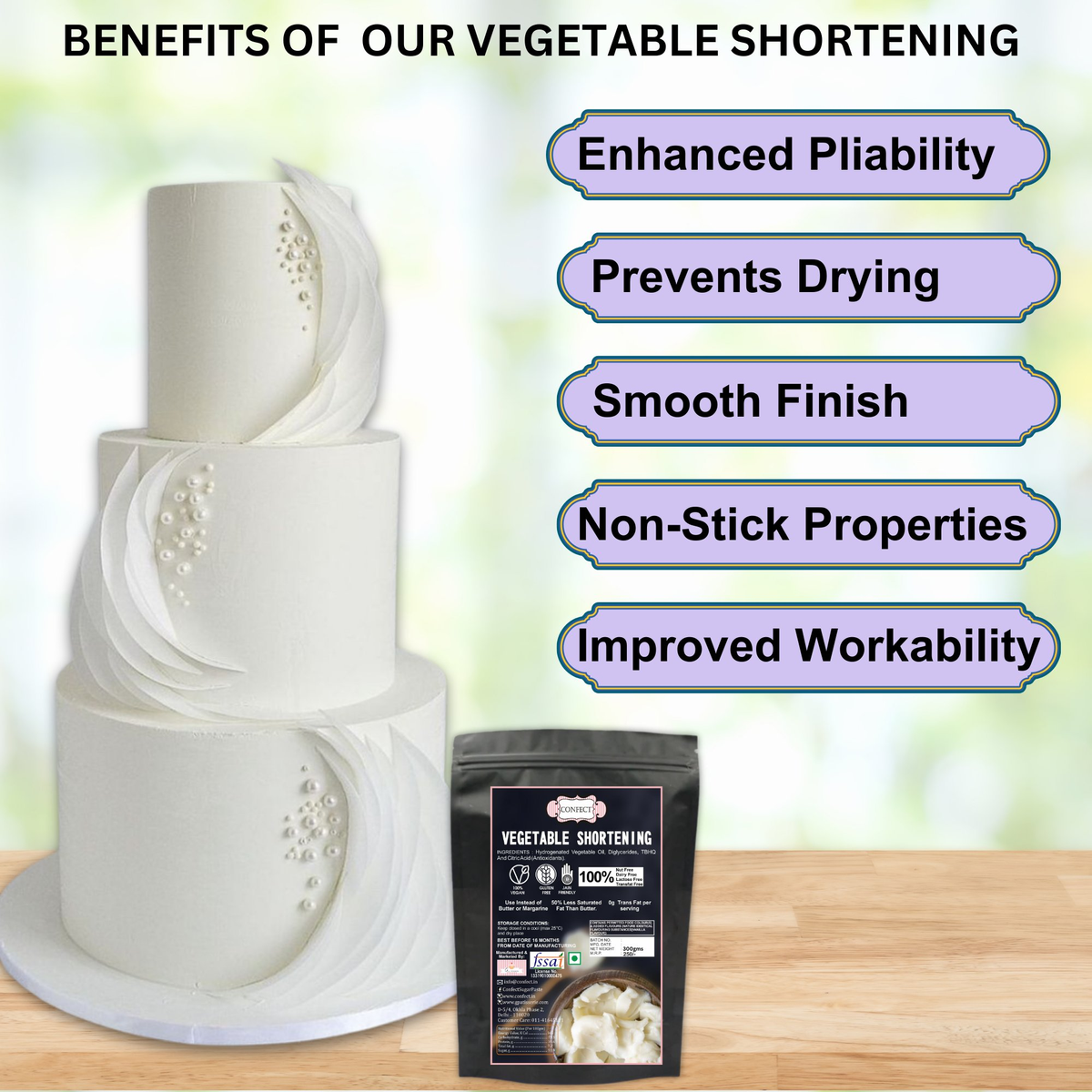 Confect Vegetable Shortening | Grocsy