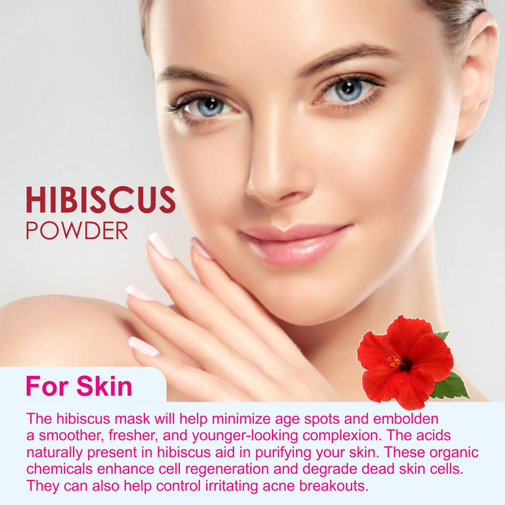 Nuerma Science Hibiscus Bio Organic Powder For Hair & Skin | Grocsy