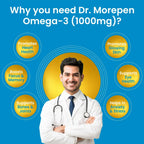 Dr Morpen Omega-3 Deep Sea Fish Oil 1000Mg + Weight Gainer | Grocsy