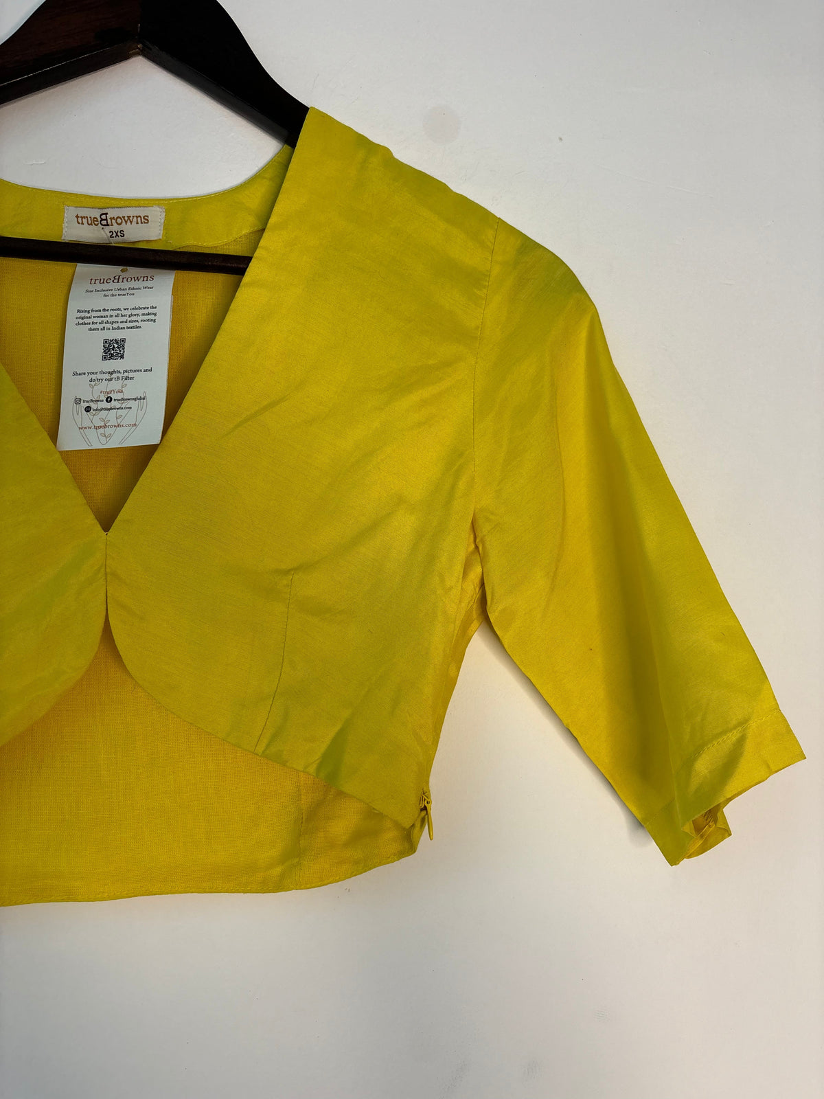 trueBrowns Lime Muslin Blouse | Grocsy