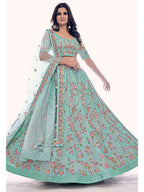 Myra Firozi Soft Net Embroidered Designer Lehenga Choli | Grocsy