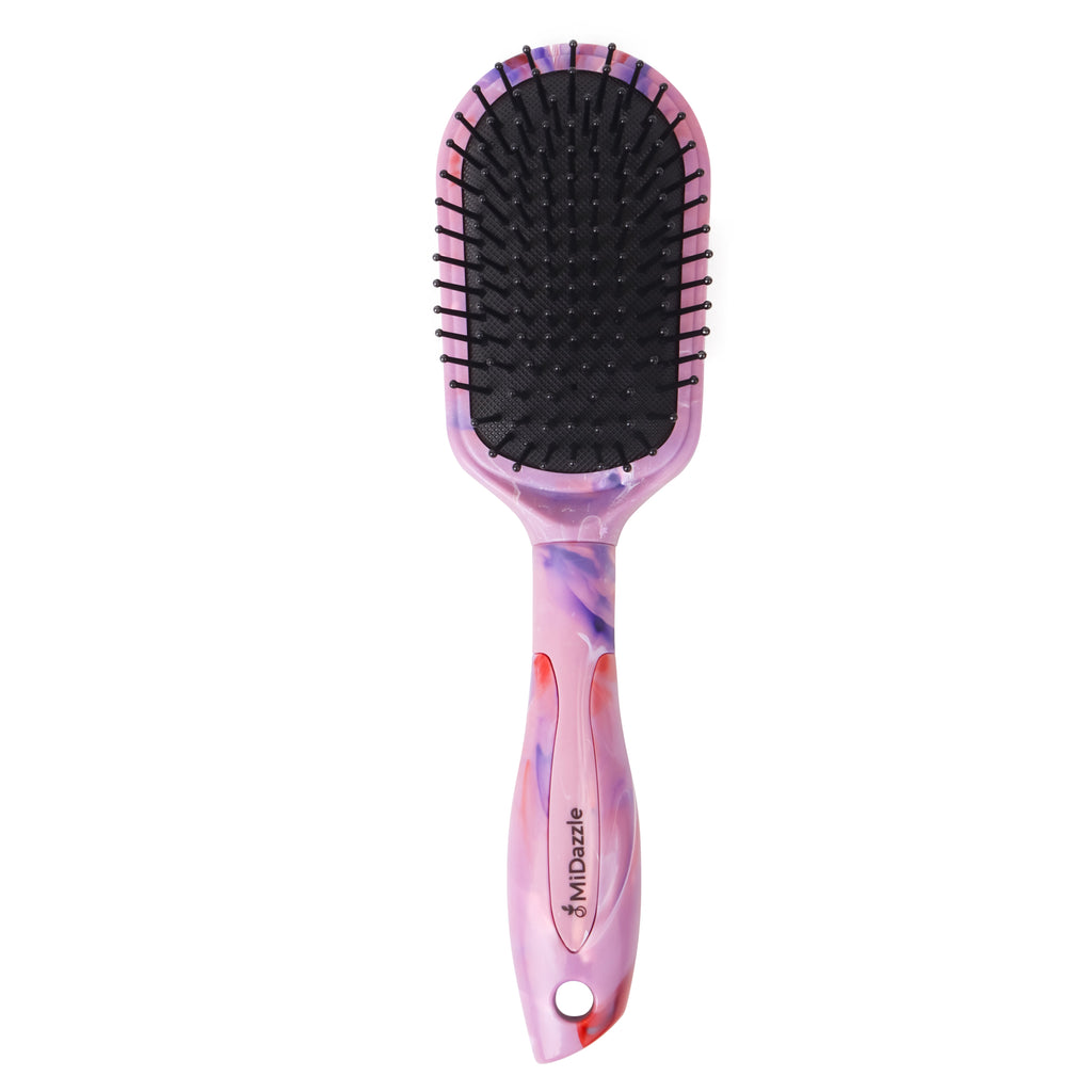 MiDazzle Oval Hair Brush (Marble) MIHB0027 | Grocsy