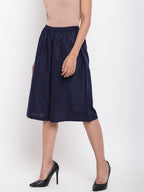 trueBrowns Linen Cotton Blue Pant | Grocsy