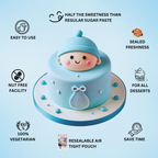 Confect Baby Blue Fondant | Edible Sugarpaste | Grocsy
