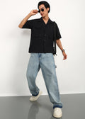 Fabmade 3 Pocket Black Shirt | Grocsy