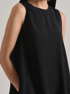 trueBrowns Black Sleeveless Co-Ord Set | Grocsy