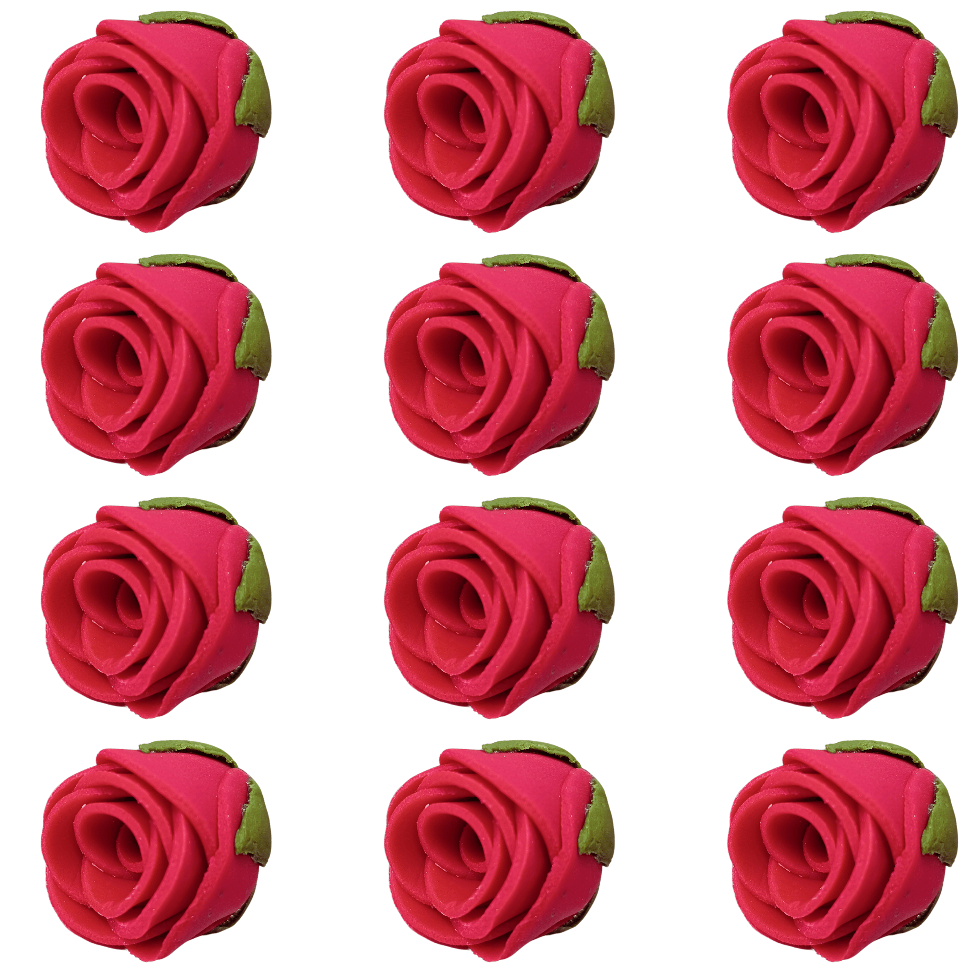 Confect Crimson Pink | Edible Sugar Roses Topper | Grocsy