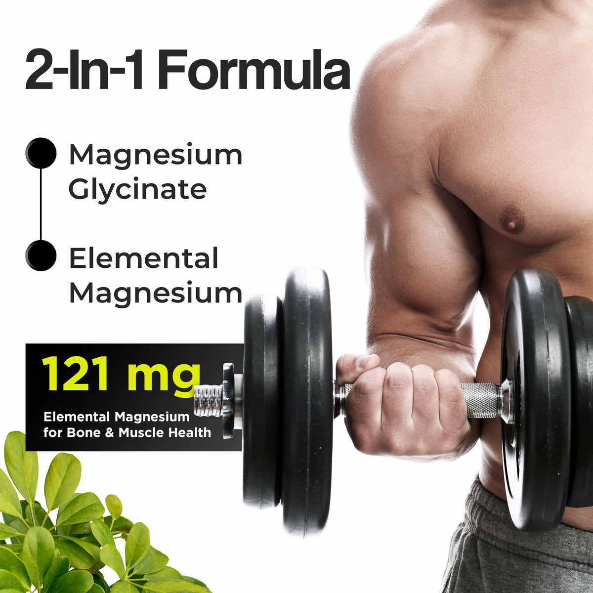 Health Veda Organics Magnesium Glycinate Capsules | Grocsy