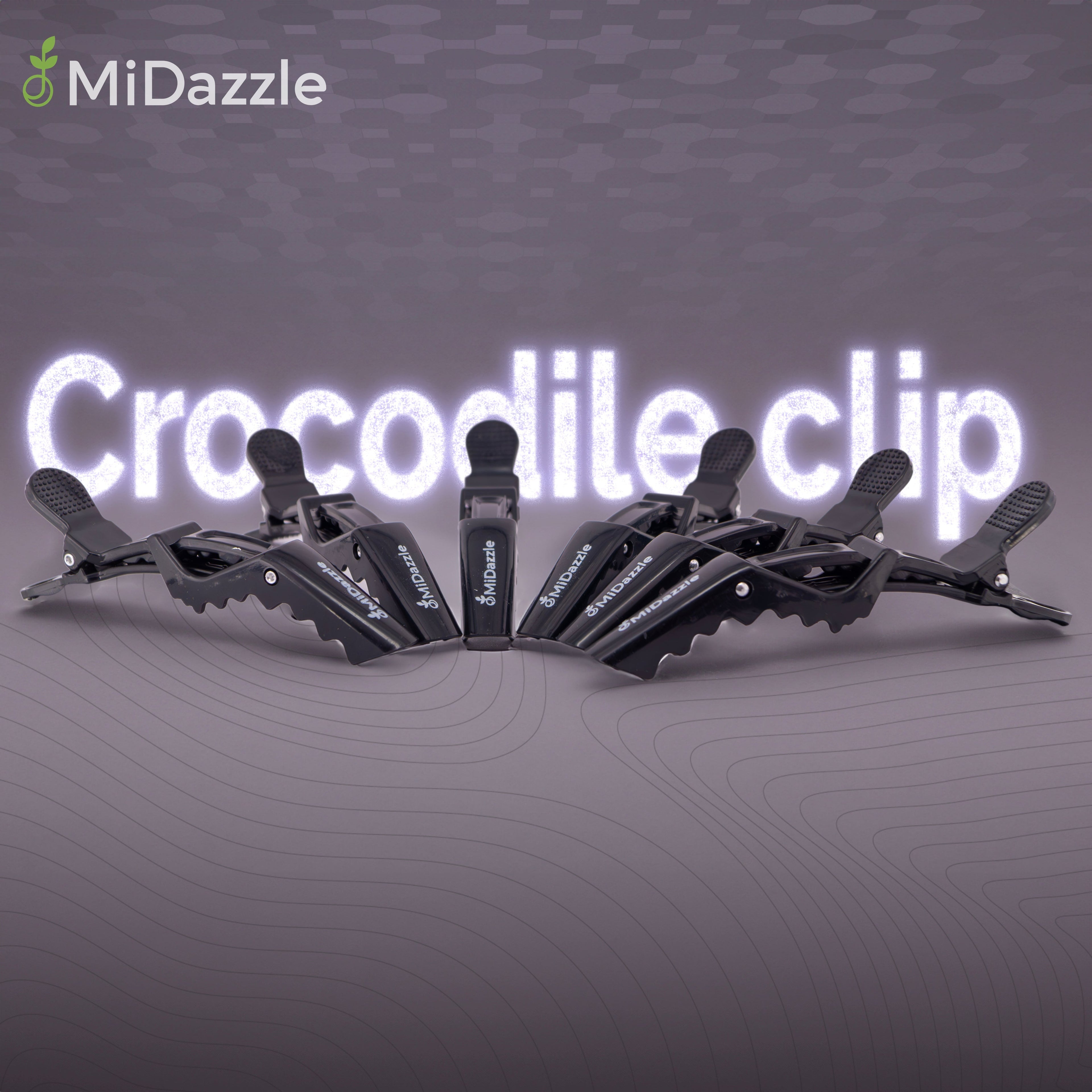 MiDazzle Section Hair Clips Pack Of 6 MIHA6302 | Grocsy