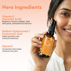 EOB 20% Vitamin C Serum with Hyaluronic Acid Face Serum | Grocsy